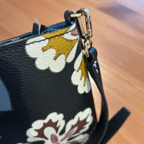 Tory Burch Hopewell Kerrington Handbag Tote Floral - Picture 5 of 13